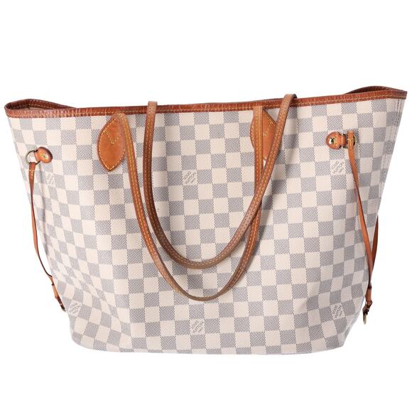 Louis Vuitton Neverfull MM Tote Bag N41361 Damier Azur - Picture 1 of 9